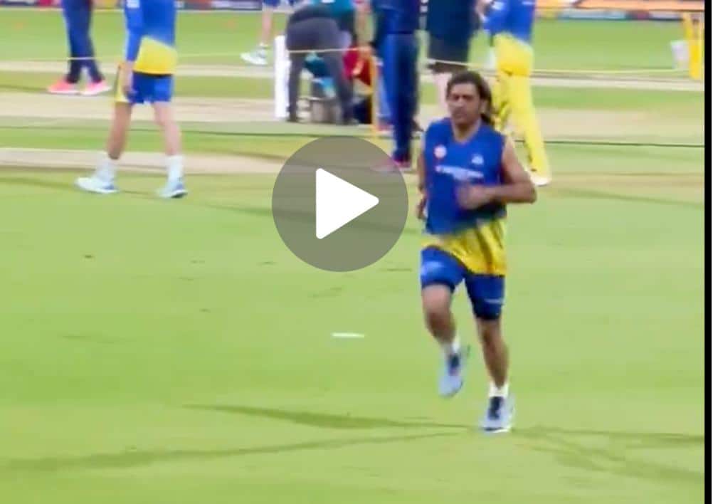 [Watch] MS Dhoni's Viral Sprinting Video Captivates Fans During CSK Vs GT Clash